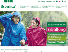 Tablet Screenshot of esberitox.de